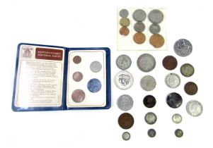 GB pre decimal coinage, to include a Britain's First Decimal Coin Set, commemorative crowns, Elizabe