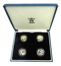 A Royal Mint United Kingdom Silver Proof pattern collection, comprising four coins for Forth Bridge,