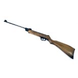 An Eligama ASI Sniper .22 calibre air rifle, with a wooden stock, serial no 422134, 103cm long.