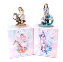 Two Christine Haworth Deep Sea Journey collector's figures, comprising Deep Sea Journey and Arctic P