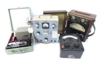 Various slide projectors, to include a Mini 44 slide projector kit, a Deac charger unit, universal A