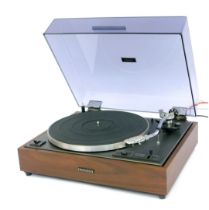A Pioneer record turntable, PL12D, boxed.