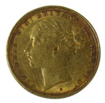 A Queen Victoria full gold sovereign 1883, 7.9g.