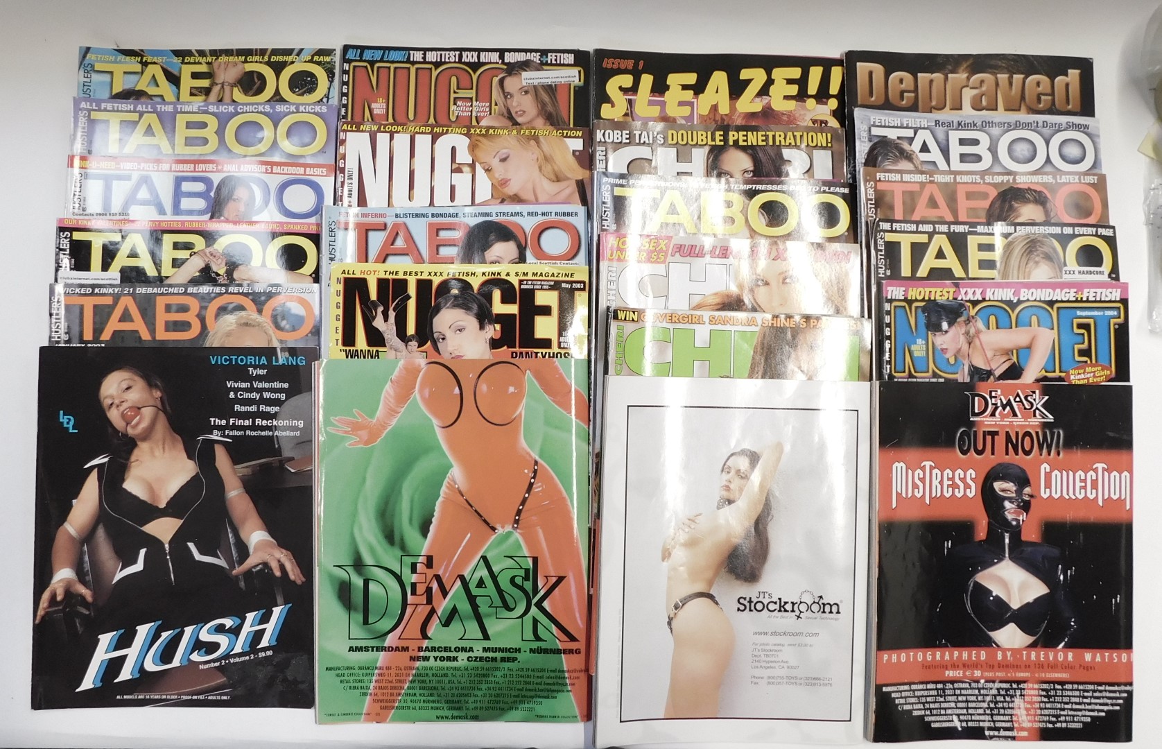 Various gentleman's glamour magazines, to include Depraved, Sleaze!!, Taboo, etc. (a quantity) - Image 2 of 2