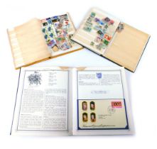 Philately. A collection of postally worn QEII and later stamps, world, European and others, and a Ki