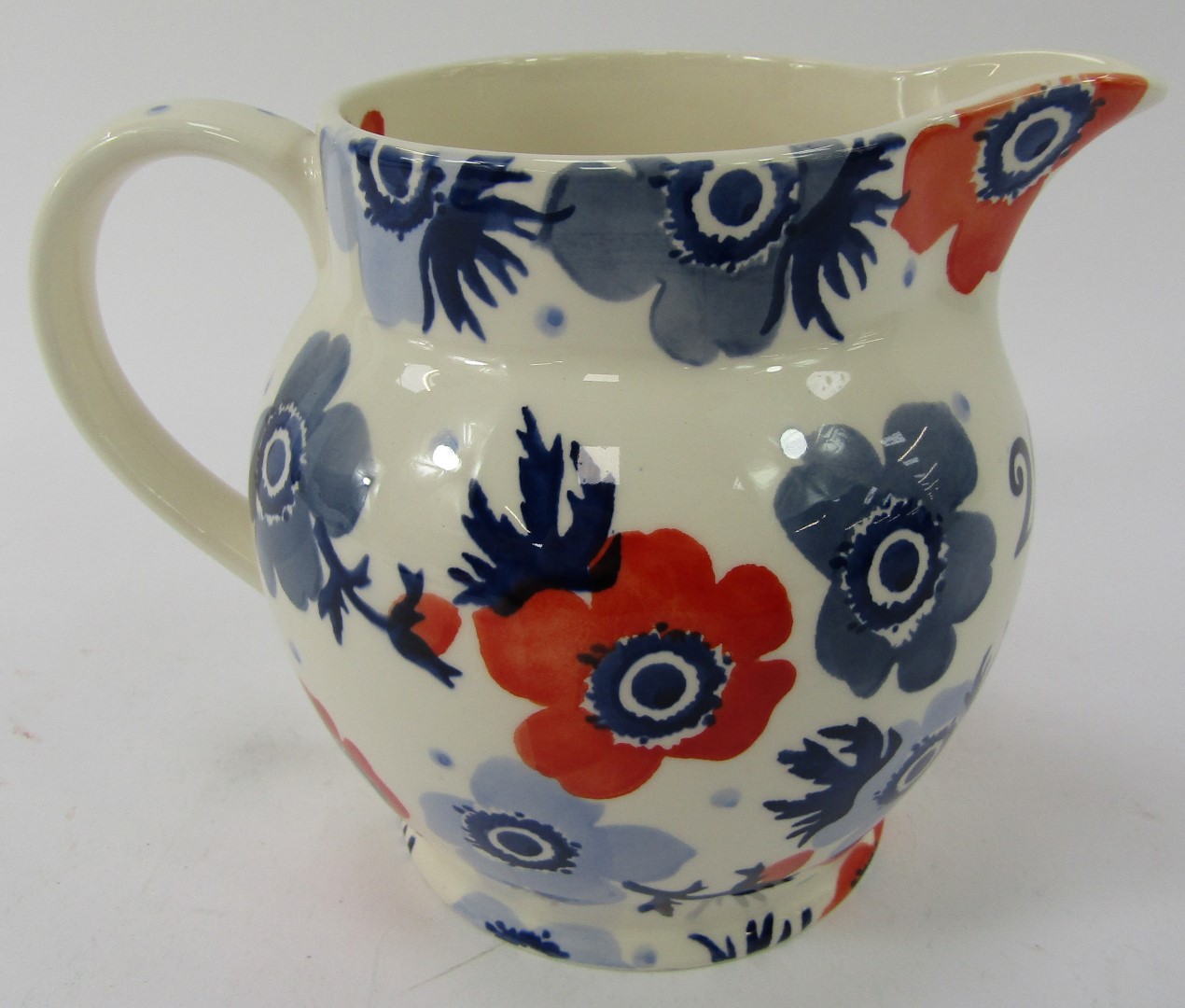 An Emma Bridgewater pottery one and a half pint jug, Anemone Year jug 2019. - Image 2 of 3