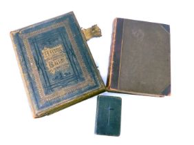 A group of books, comprising a Self Interpreting Family Bible, by the late Reverend John Brown, JG M