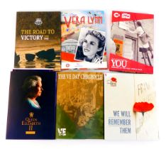 Various part commemorative coin sets, to include the VE Day Chronicle, We Will Remember Them, Your C