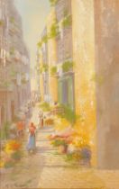 Y Gianni (20thC School). Venetian town scene, watercolour, signed, 47.5cm x 30cm, framed.