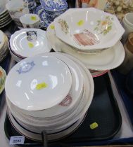Kitchen wares, comprising commemorative bowls, cabinet plates, Co-operative Society china wares, etc