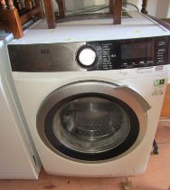 An AEG 9000 series Lavamat washing machine.