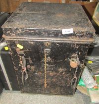 A 1935 tin ballot box.