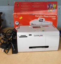 A portable photo printer, P350, boxed.