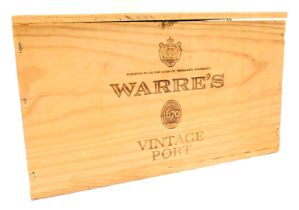 A case of Warre's 2000 vintage port, bottled 2002. (6)