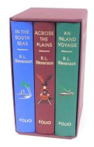 Stevenson (Robert, Louis). In the South Seas, Across the Planes and Inland Voyage, Folio Society, fr