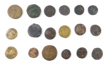 A quantity of Roman and other coins. (AF)