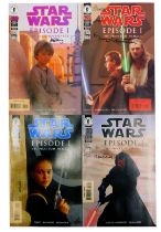 Star Wars signed magazines, to include episode 1 The Phantom Menace editions 1-4, limited edition nu