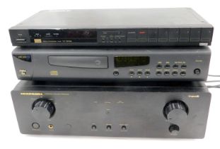 Sound and hi-fi equipment, comprising a Marantz integrated amplifier FM 6010 OSE, an Alpha 7SE CD pl