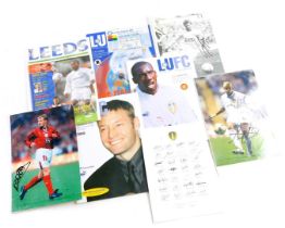 Football ephemera, comprising Leeds United vs AS Roma programme and ticket for 2012, Leeds United Fo