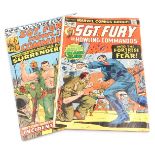 Marvel comics. Sgt, Fury and his Howling Commandos, issues 111, 132.