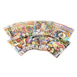 Marvel comics. Thirty editions of Marvel Team Up, Spiderman and...., issues 39, 40, 45-70 inclusive,