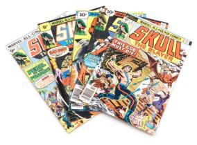 Marvel comics. Five editions of Skull The Slayer, issues 4-8 inclusive, (Bronze Age).