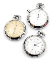 An Ingersoll limited Triumph pocket watch, further Ingersoll pocket watch, and a Smith's 1/5 seconds