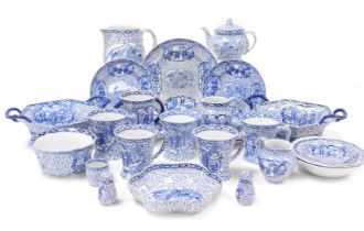 Withdrawn Pre-Sale to be sold GR010524 A group of early 20thC Adams Chinese pattern blue and white