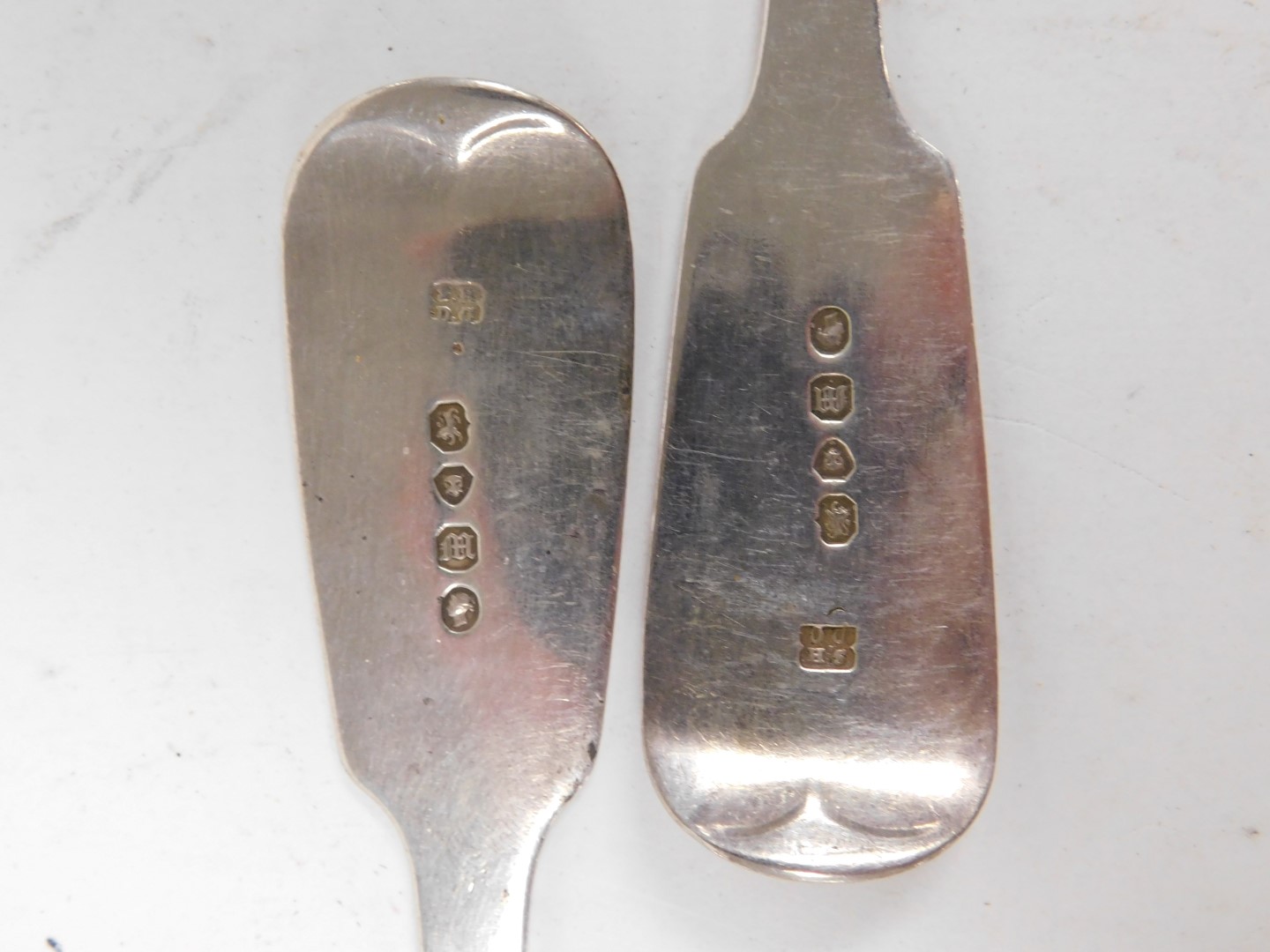 A pair of Victorian silver Old English pattern tablespoons, Samuel Hayne and Dudley Cater, London 18 - Image 2 of 2