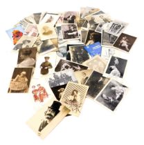 A group of early 20thC stars of vaudeville postcards, many signed, including Louise Gordano, Lillie