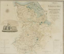 C & J Greenwood, Map of the North East Circuit of the Principality of Wales, Comprising the Counties