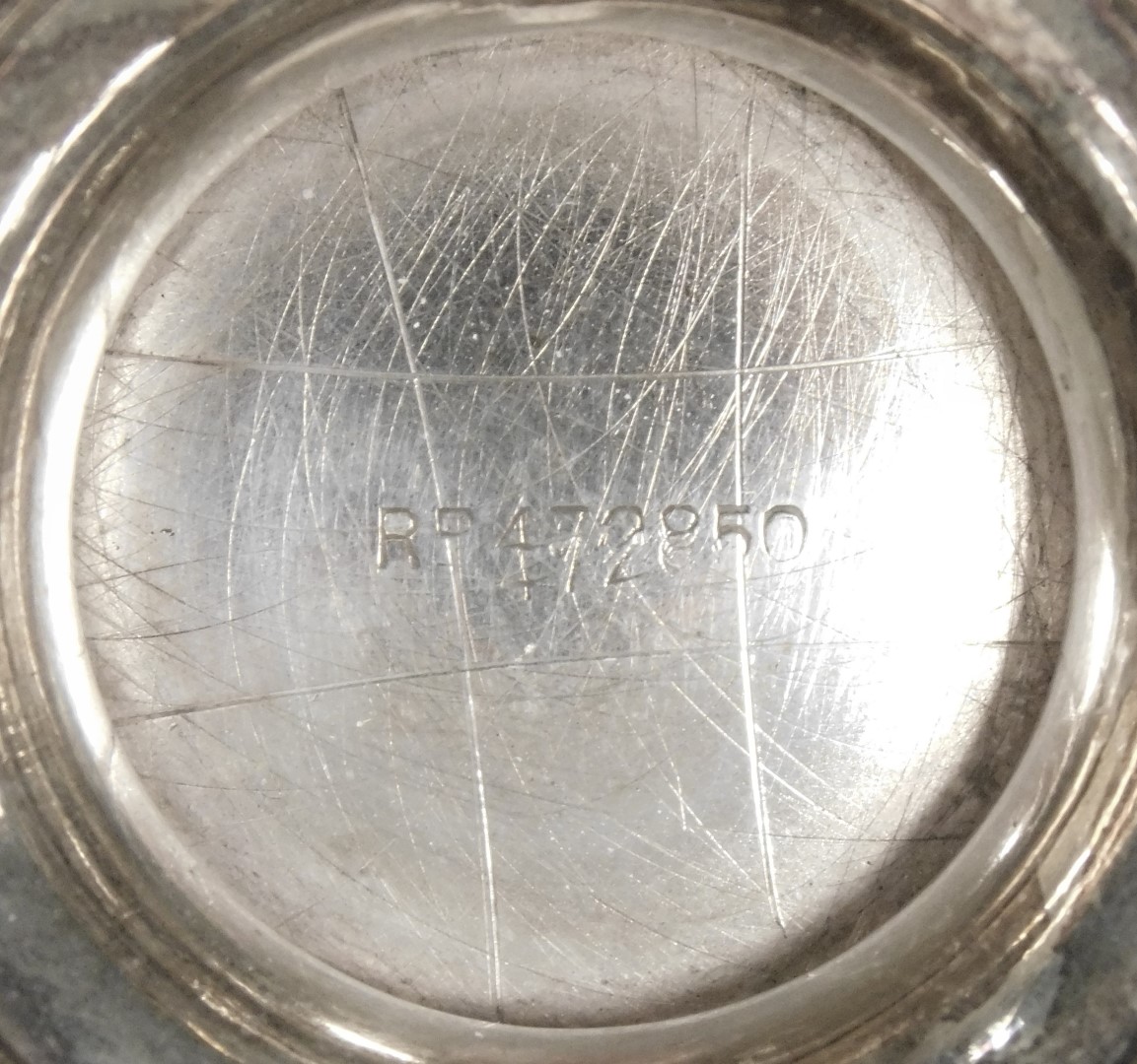 An Edward VII silver sugar bowl, with repousse repeating flower heads, Birmingham 1905, 1.97oz. - Image 3 of 3