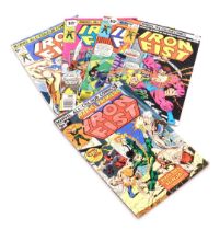Marvel comics. Five editions of Iron Fist, issues 4, 5, 6, 7 and 22, (Bronze Age).