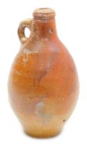 A late 19thC stoneware school's ink bottle, 29cm high.