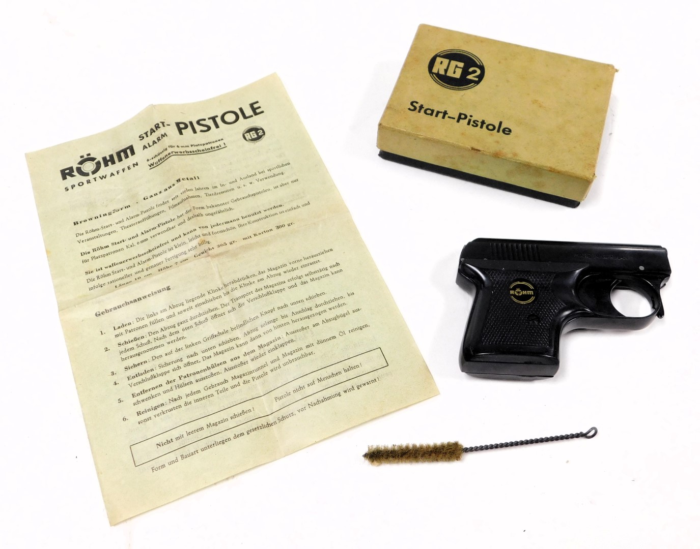 A Rohm sporting starting pistol RG2, boxed with instructions. - Image 5 of 5