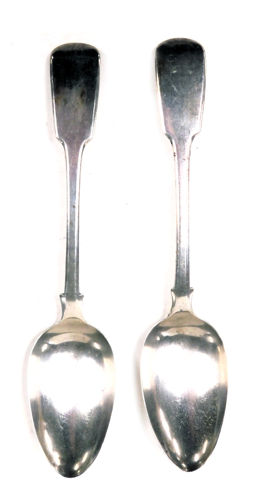 A pair of Victorian silver Old English pattern tablespoons, Samuel Hayne and Dudley Cater, London 18