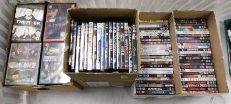 A large amount of DVDs, titles to include, No Escape, Unfaithful, Australia, The Duchess, Bridget Jo