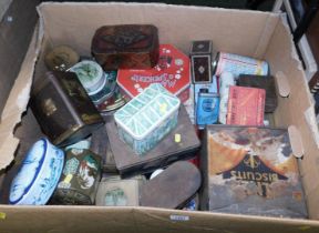 Various bygone tins, to include Cravens, commemorative, G Liberon antiseptic, Marks and Spencer's bi