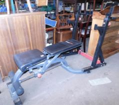 A Body Max weight bench.