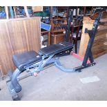 A Body Max weight bench.