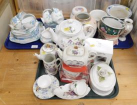 Ceramics, to include a Ceylon china part tea service, including milk jug, cups, saucers, cake plate,