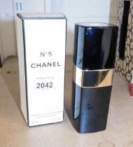 A 50ml bottle of Chanel No. 5 eau de toilette, in box. (opened)