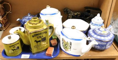 A group of Ringtons ceramics, to include bowl, teapot, Heritage teapot with two matching mugs, etc.