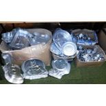 A large quantity of cake tins, mostly pictorial designs, including Batman, balloon, guitar, etc., to