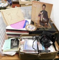 Various LP records, orchestral, country, Max Bygraves, etc., together with DVDs, Becoming Jane, The