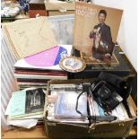 Various LP records, orchestral, country, Max Bygraves, etc., together with DVDs, Becoming Jane, The