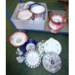 Ceramics, to include Royal Crown Derby, bone china Normandy plate, collector's plates, large transfe