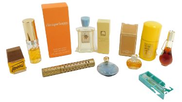 A group of perfume miniatures, sprays, samples, to include J E Rivens, Clinique, Tweed, Kiki, Kiku,