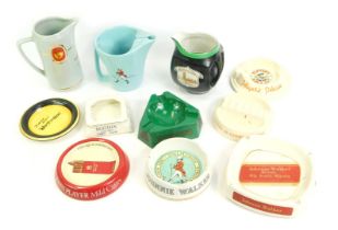 Breweriana, to include various ashtrays for Johnnie Walker, Booths, Johnnie Walker jug, and other