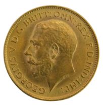 A George V half gold sovereign 1913.